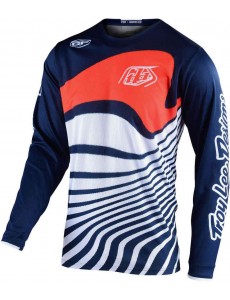 CAMISOLA TROY LEE DESIGNS 2021 GP DRIFT - NAVY / LARANJA